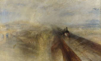 윌리엄 터너의 <비 증기 그리고 속도>,
쾌속 질주하는 기차와 고요한 자연의 대비 썸네일